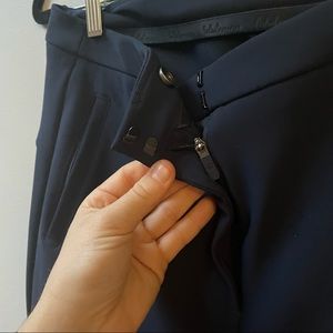 Blue Lululemon stretchy work pants!